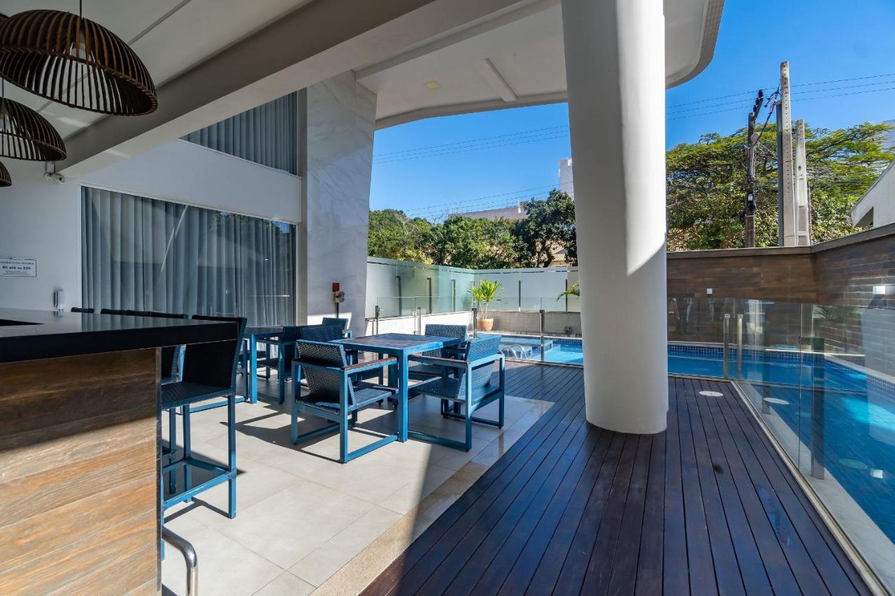Ampla Cobertura Duplex Em Condominio Com Piscina Bombinhas Bagian luar foto